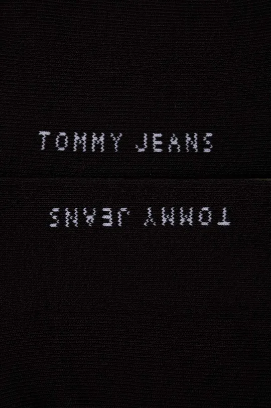 Nogavice Tommy Jeans 2-pack črna