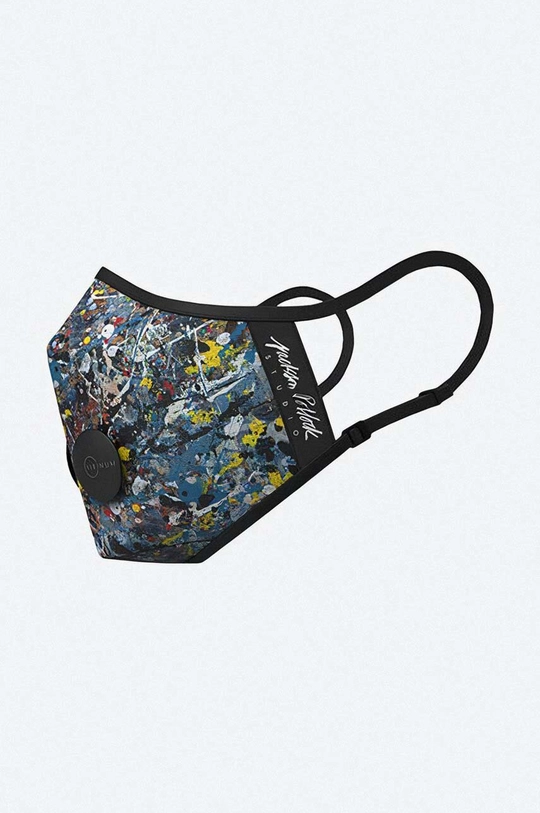 negru Airinum mască de protecție cu filtru x Medicom Toy 'Jackson Pollock' Urban Air 2.0 Unisex