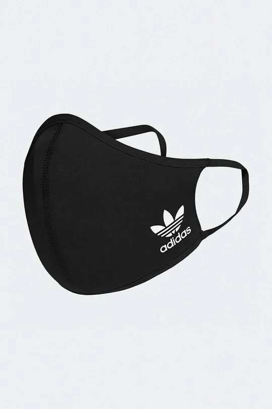Zaštitna maska adidas Originals Face Covers M/L 3-pack crna