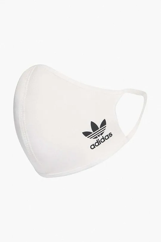Προστατευτική μάσκα adidas Originals Face Covers XS/S 3-pack λευκό