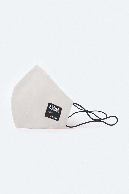 white Alpha Industries reusable face mask Unisex