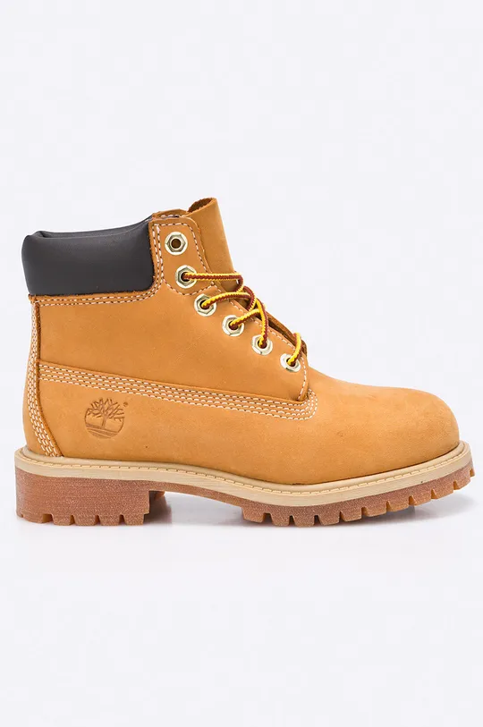 żółty Timberland buty dziecięce 6 In Premium WP Boot Chłopięcy