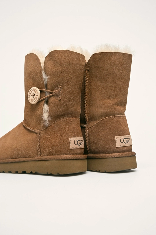 UGG - Śniegowce W Bailey Button II Cholewka: Skóra naturalna, Wnętrze: Skóra naturalna, Podeszwa: Materiał syntetyczny