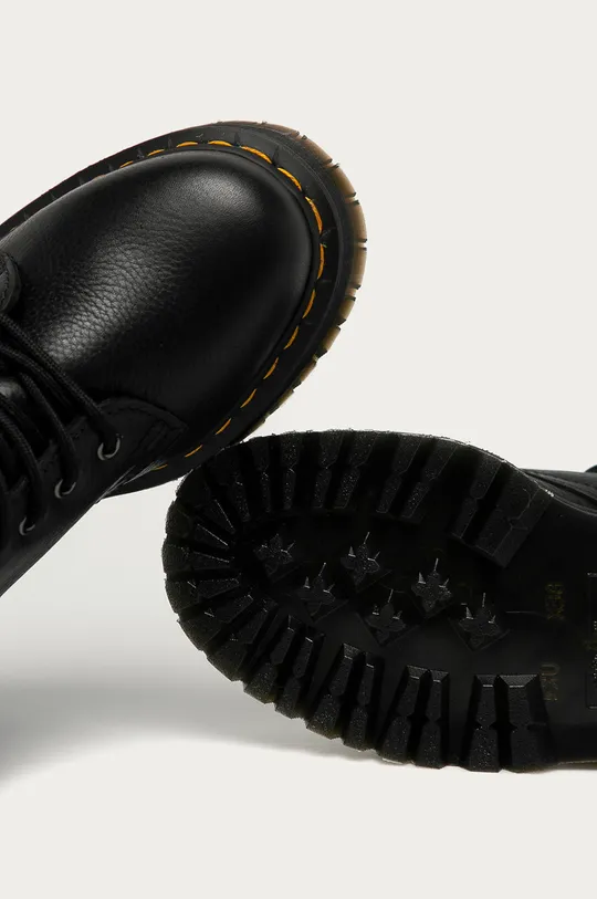 чорний Шкіряні черевики Dr. Martens 25637001 Jadon Fl Jadon Fur Lined