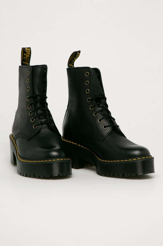 Dr. Martens - Δερμάτινα workers Shriver HI μαύρο