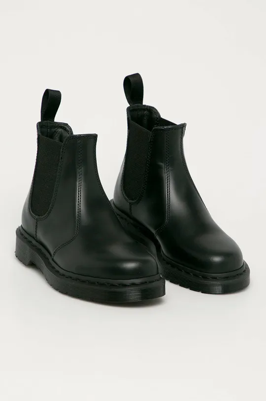 Dr. Martens - Kožené topánky Chelsea 2976 Mono čierna