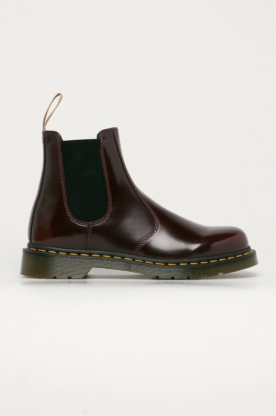 bordowy Dr. Martens – Sztyblety 2976 Vegan Damski