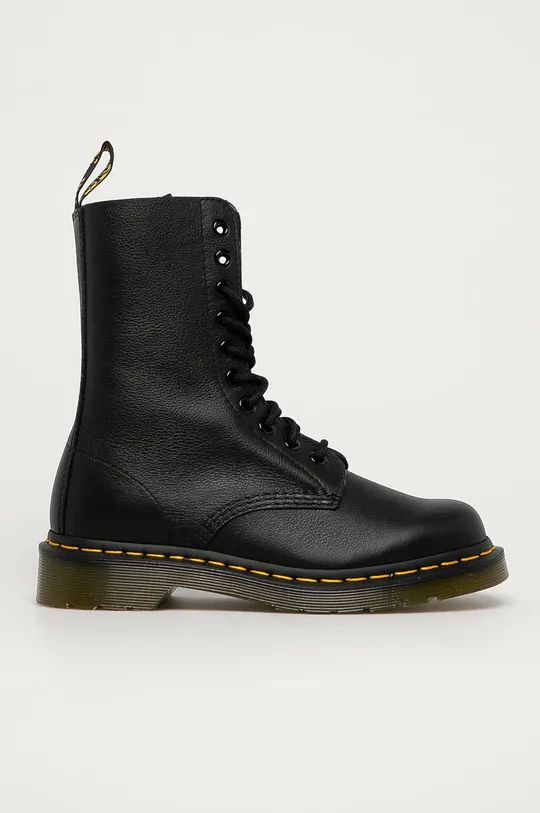 črna Dr. Martens usnjeni čevlji 1490 Ženski