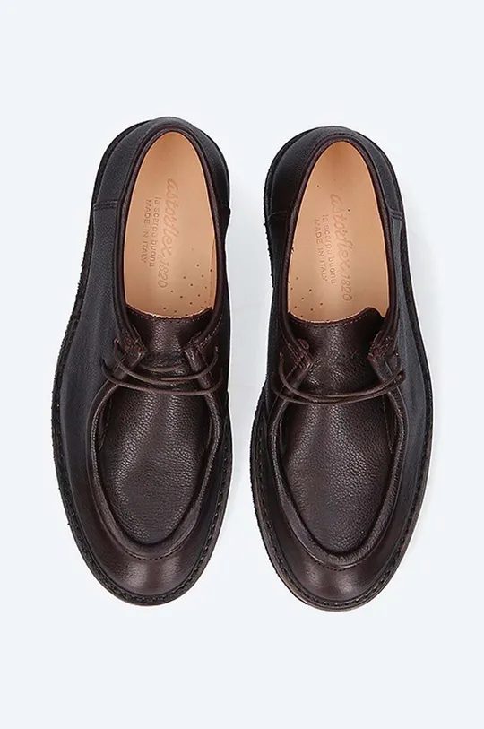 brown Astorflex leather shoes ARTFLEX.975