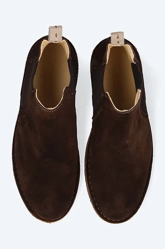 hnedá Semišové topánky chelsea Astorflex BRIDGEFLEX.005