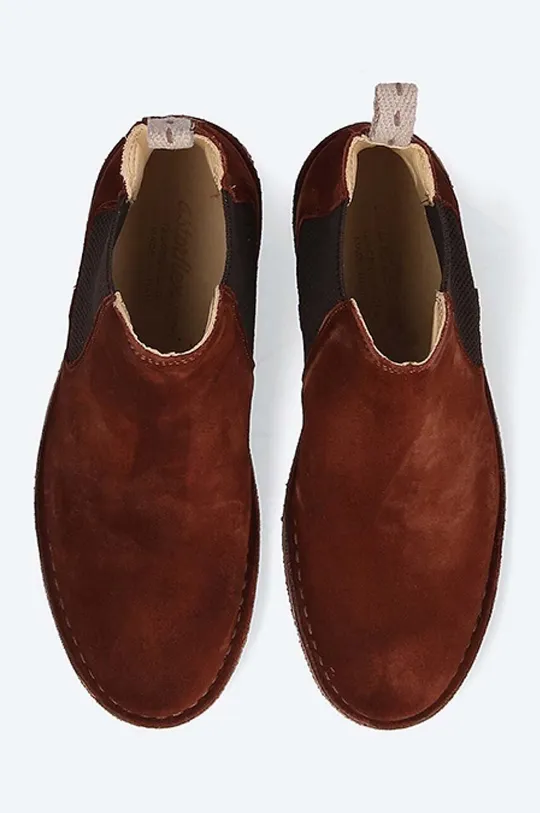 červená Semišové topánky chelsea Astorflex