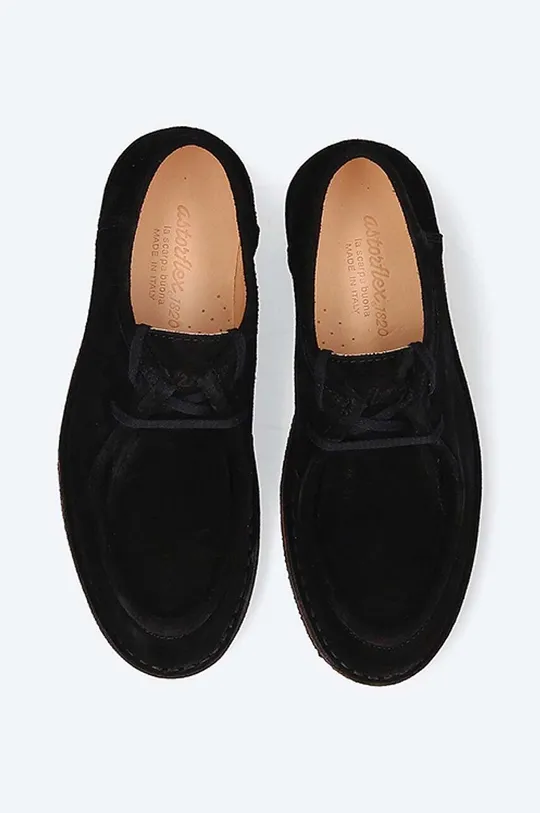 negru Astorflex pantofi de piele întoarsă ARTFLEX.005