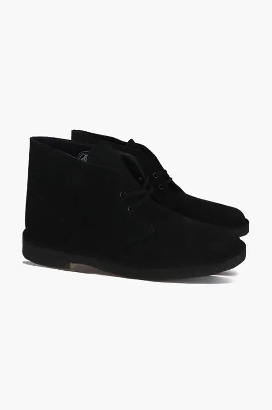 black Clarks suede ankle boots Desert Boot