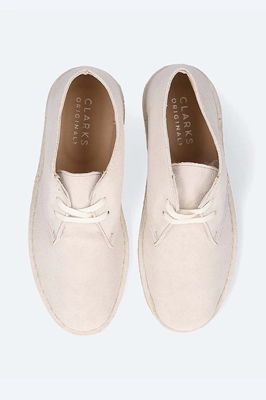 béžová Semišové topánky Clarks Desert Boot