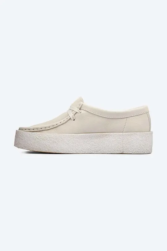 Clarks suede loafers Wallabee Cup White  Uppers: Suede Inside: Suede Outsole: Synthetic material