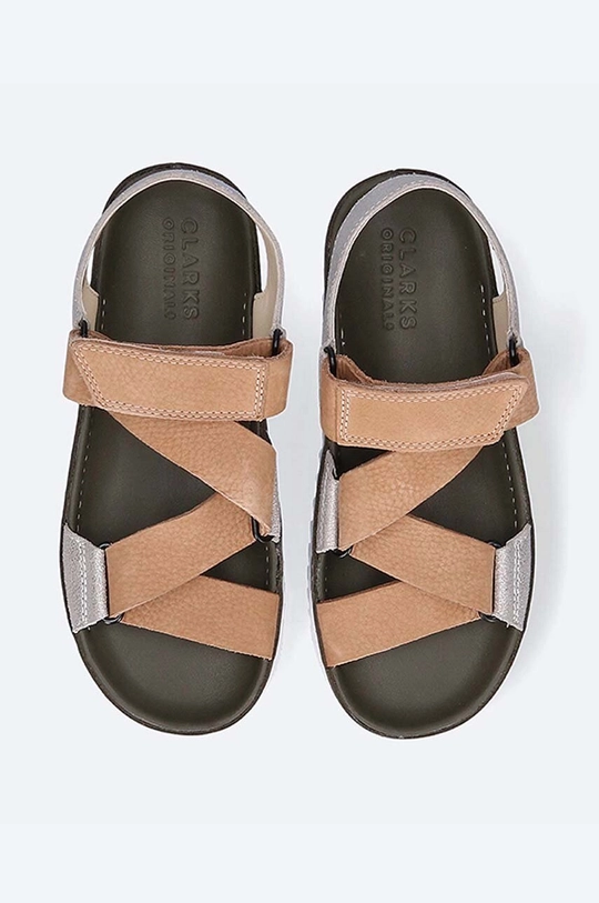 brown Clarks leather sandals Ranger Elvtd