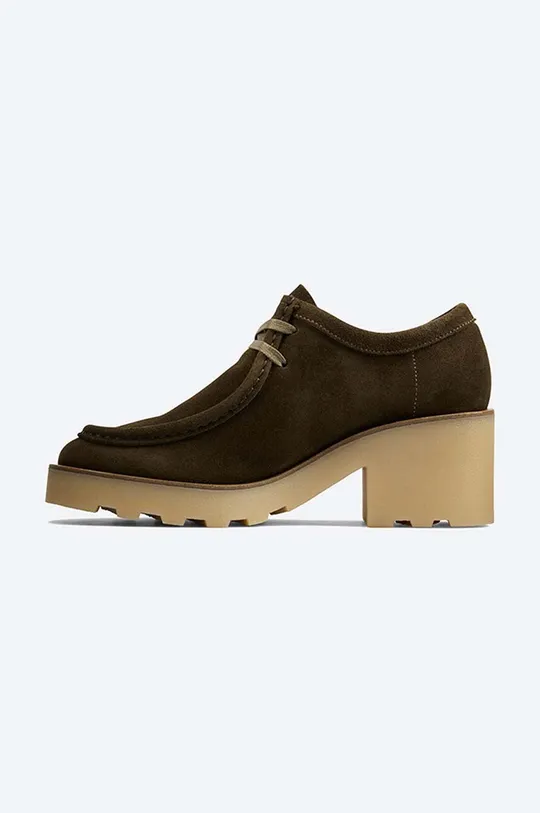 Semišové boty Clarks Wallabee Block  Svršek: Semišová kůže Vnitřek: Přírodní kůže, Semišová kůže Podrážka: Umělá hmota