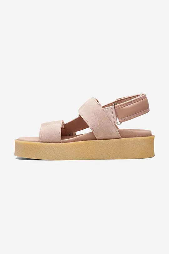 Clarks suede sandals  Uppers: Natural leather, Suede Inside: Natural leather Outsole: Synthetic material