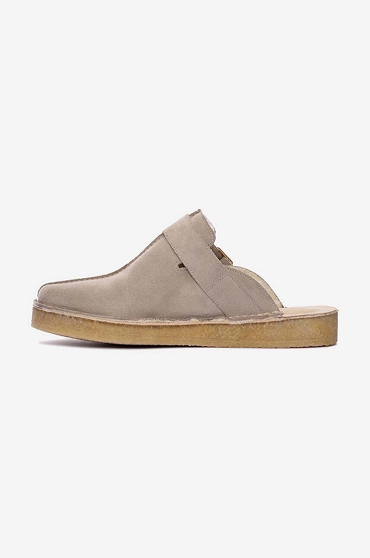 Clarks Originals papuci din piele Trek Mule  Gamba: Piele intoarsa Interiorul: Piele naturala Talpa: Material sintetic