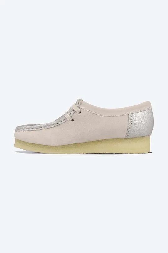 Clarks suede loafers Wallabee Uppers: Suede, coated leather Inside: Synthetic material, Natural leather, Suede Outsole: Natural rubber