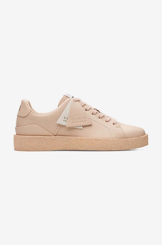 bej Clarks Originals sneakers din piele Tormatch De femei