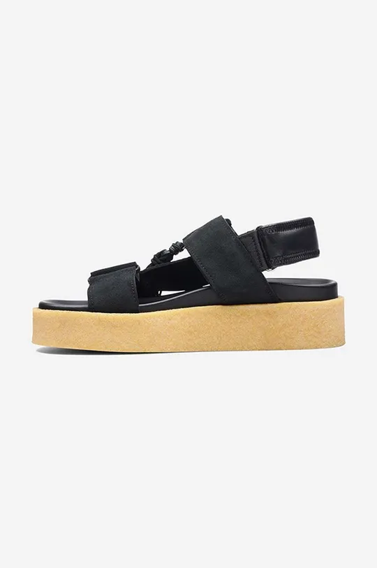 Clarks leather sandals Crepe  Uppers: Natural leather, Suede Inside: Natural leather