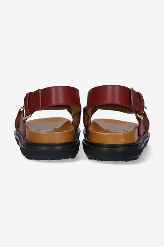 Marni leather sandals Fussbett Shoe