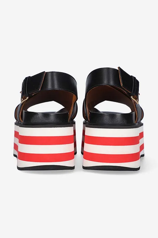 Marni leather sandals Wedge Shoe