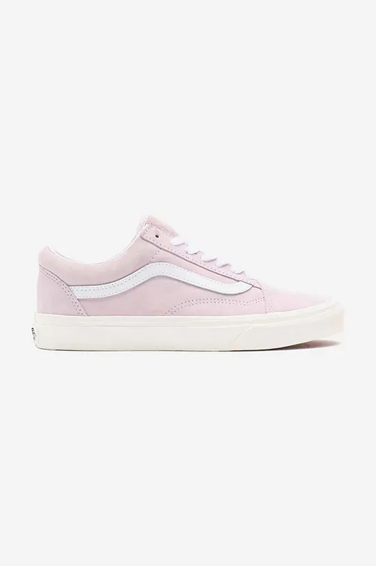 różowy Vans tenisówki skórzane UA Old Skool Pig Suede Damski