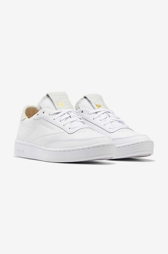 biela Kožené tenisky Reebok Classic Club C Clean