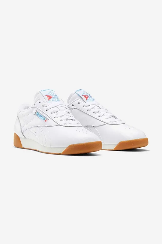 white Reebok Classic sneakers Freestyle Low