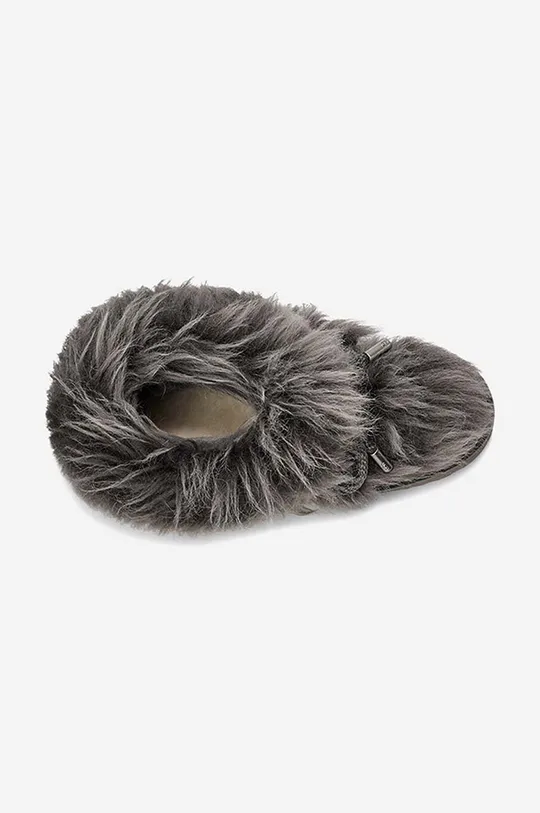 siva Cipele za snijeg od brušene kože UGG Classic Posh Fur
