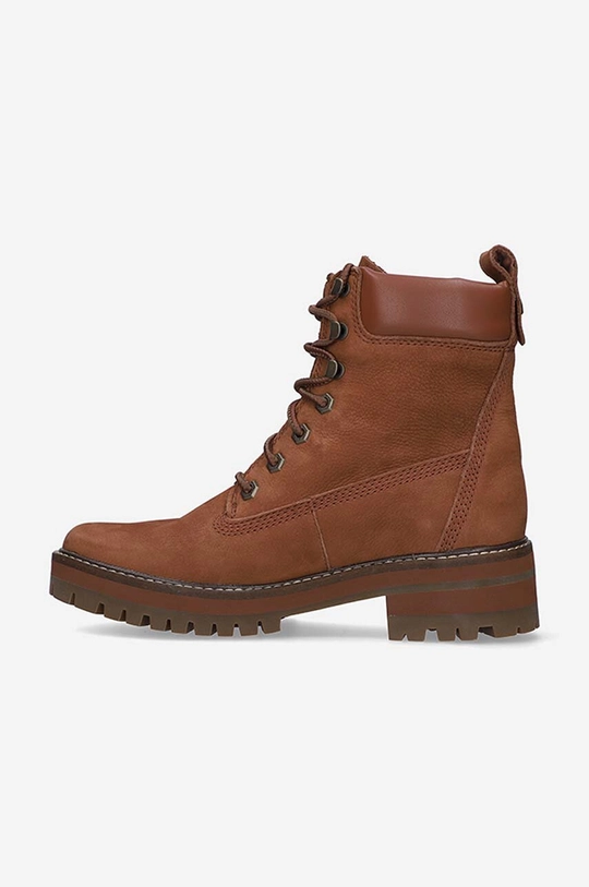 Кожени кубинки Timberland Courmayeur Valley 6 In  Горна част: естествена кожа Вътрешна част: текстил Подметка: синтетика