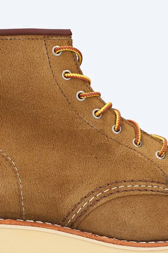 Red Wing suede ankle boots 6-inch Moc Toe