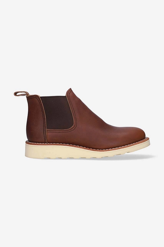 brown Red Wing leather chelsea boots Women’s