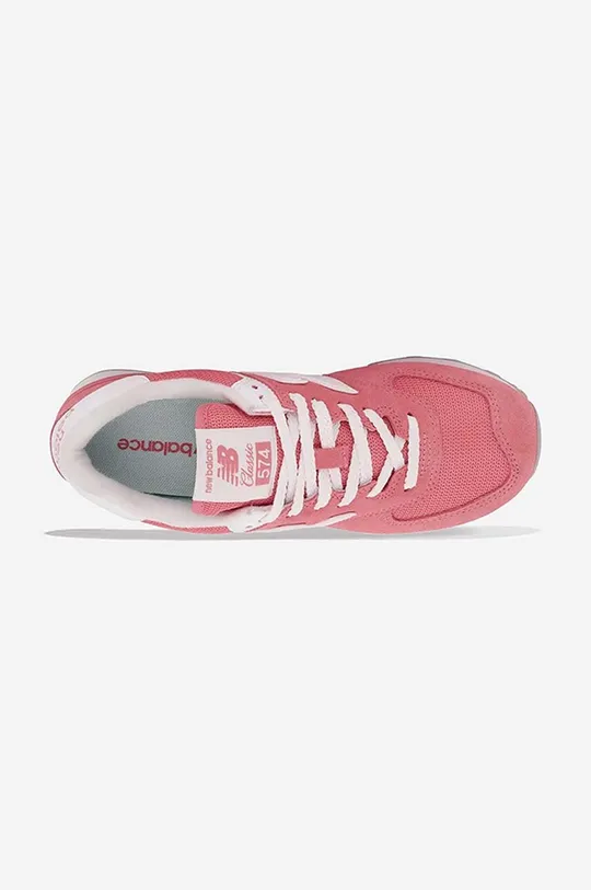 sharp pink New Balance sneakers