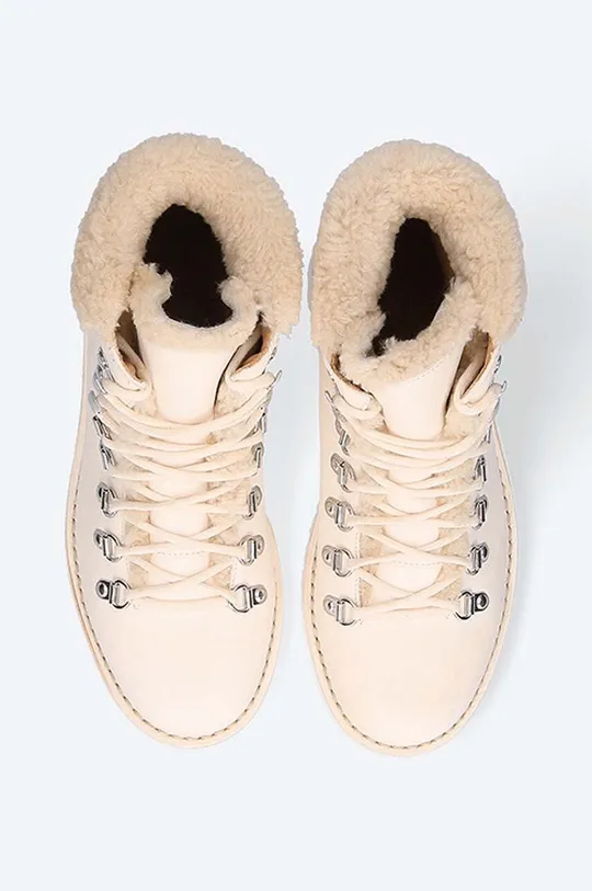 beige Fracap leather ankle boots Explorer