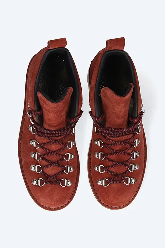 κόκκινο Δερμάτινες μπότες Fracap MAGNIFICO M120