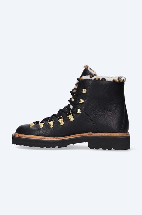 Кожени боти Fracap MAGNIFICO M120 ALTO BRILL BLACK Горна част: естествена кожа Вътрешна част: естествена кожа Подметка: синтетика