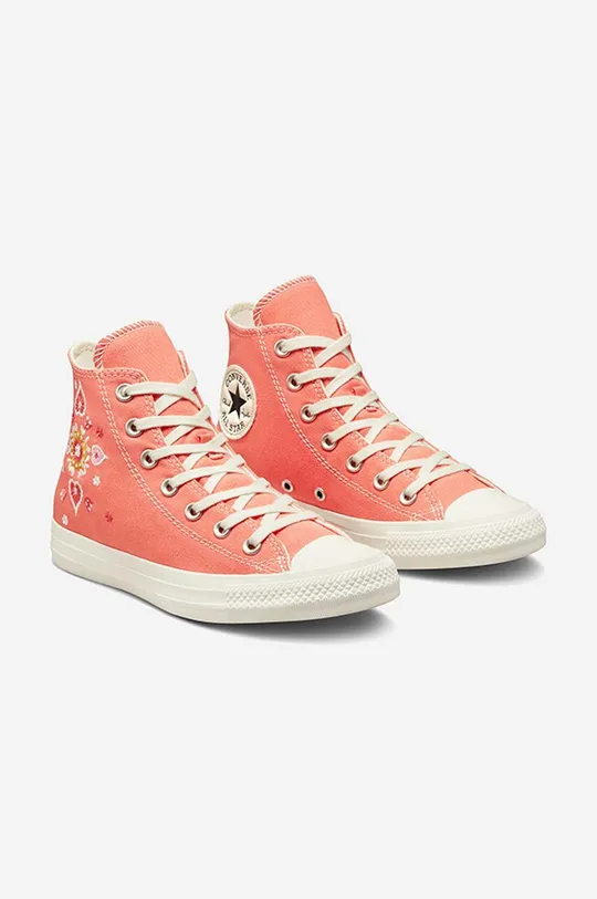 orange Converse plimsolls Chuck Taylor All Star