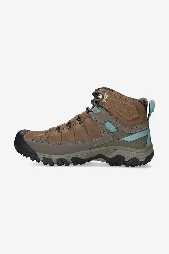 Keen shoes Targhee III Mid WP Toasted  Uppers: Textile material, Natural leather Inside: Textile material Outsole: Synthetic material