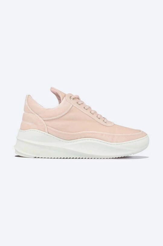 růžová Sneakers boty Filling Pieces Low Top Sky Velvet Dámský