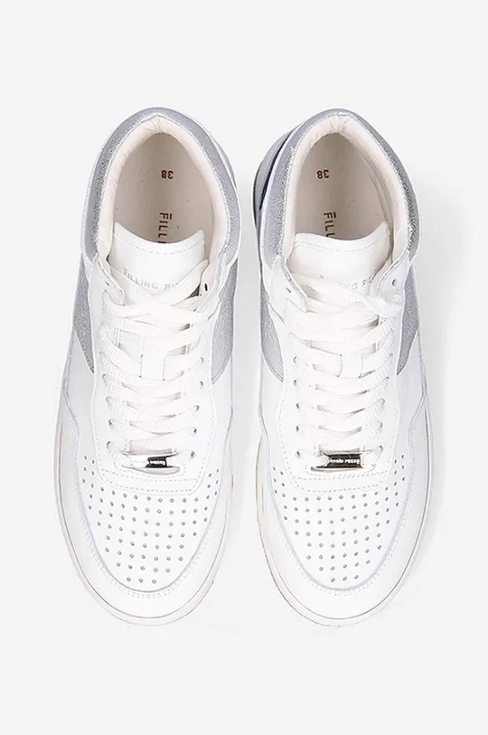 white Filling Pieces leather sneakers Mid Ace Spin