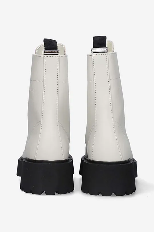 Filling Pieces leather biker boots women's white color | buy on PRM