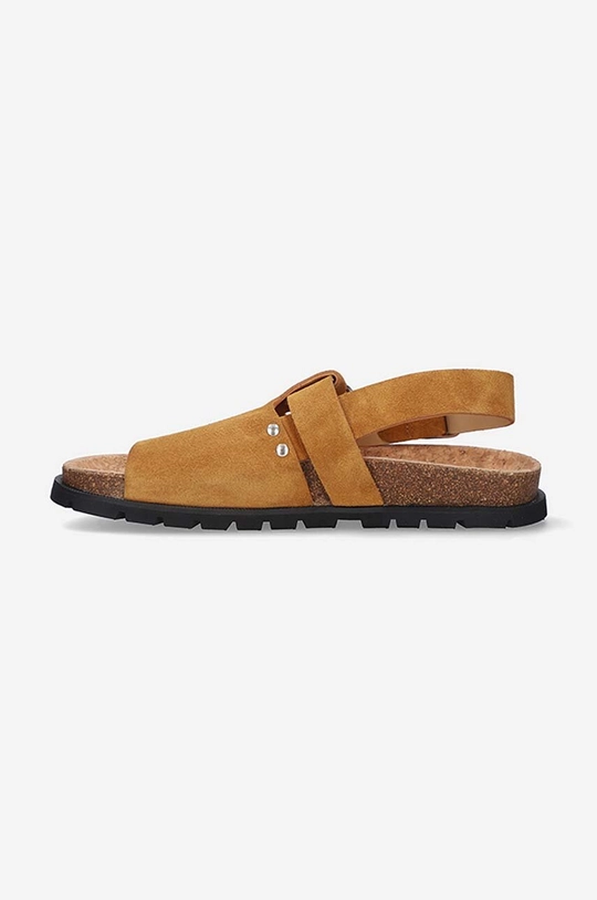 A.P.C. suede sandals Sandales Noe  Uppers: Suede Inside: Synthetic material Outsole: Synthetic material