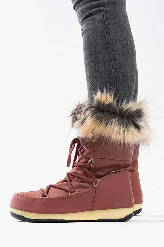 orange Moon Boot snow boots Women’s