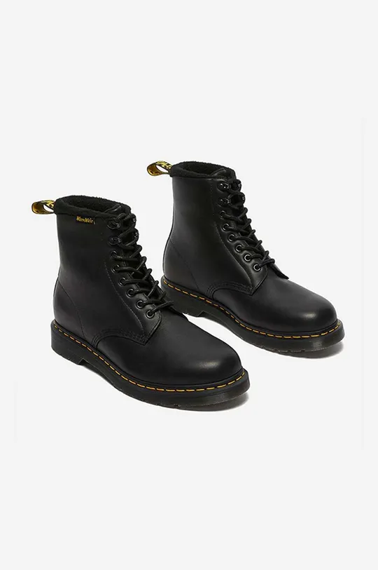 black Dr. Martens leather ankle boots 1460 Pascal