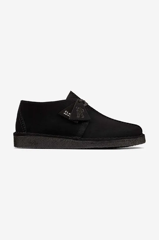 negru Clarcks Originals pantofi de piele întoarsă De femei