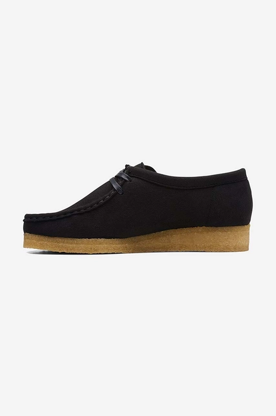 Semišové poltopánky Clarks Originals Wallabee  Zvršok: Semišová koža Vnútro: Syntetická látka, Prírodná koža Podrážka: Syntetická látka