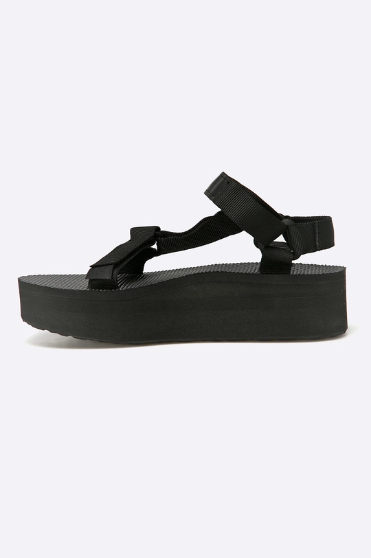 Teva - Sandały Flatform Universal BLK Cholewka: Materiał tekstylny, Wnętrze: Materiał tekstylny, Podeszwa: Materiał syntetyczny